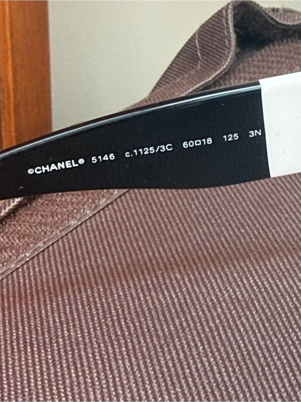vintage Chanel Acetate CC Lace Effect Sunglasses (Model 5146).